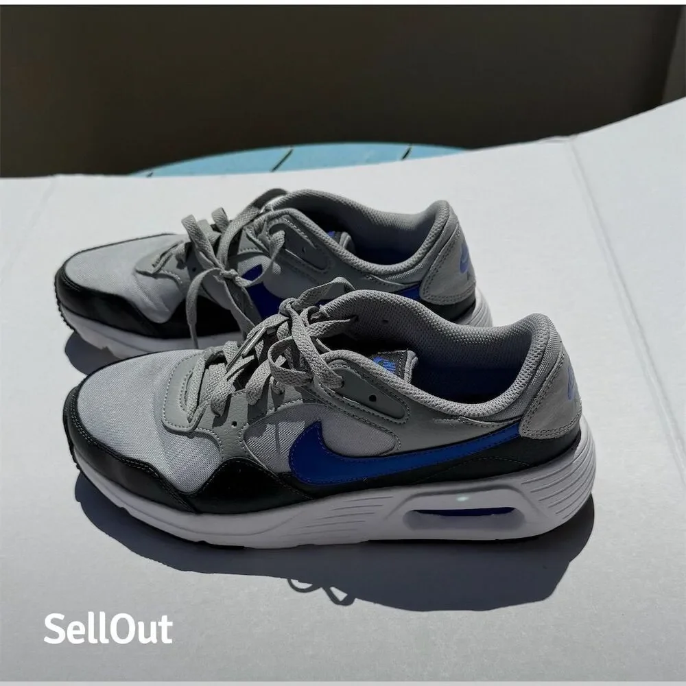 Nike Air Max SC Men's Sneakers Size 9 Smoke Grey Royal Blue - Picture 4 of 5